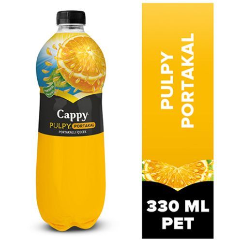 Cappy Pulpy Orange Drink Plastic Bottle 330 Ml