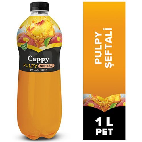 Cappy Pulpy Peach Drink Plastic Bottle 1 Lt