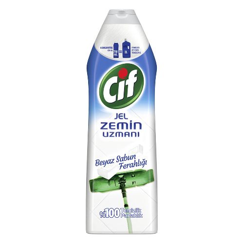 Cif Jel Zemin Uzmanı Beyaz Sabun Ferahlığı 750 Ml