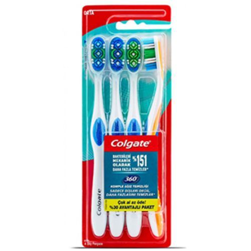 Colgate 360 4-Pack Toothbrush 1 Piece