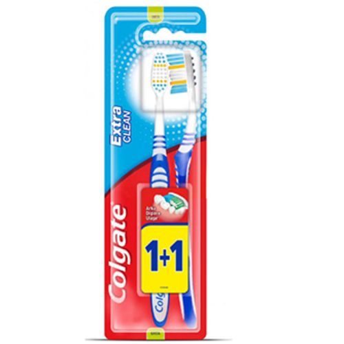 Colgate Extra Clean 1+1 Toothbrush 1 Piece