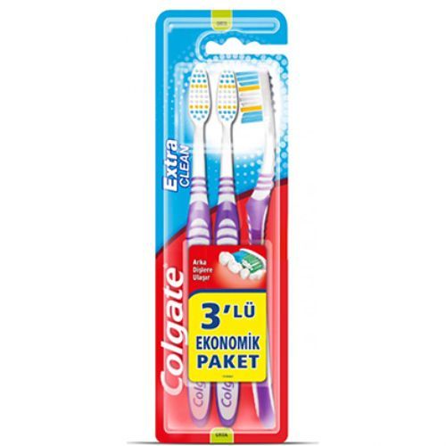 Colgate Extra Clean 2+1 Toothbrush 1 Piece