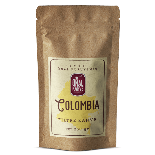 Ünal Colombia Filtre Kahve 250 Gr Paket