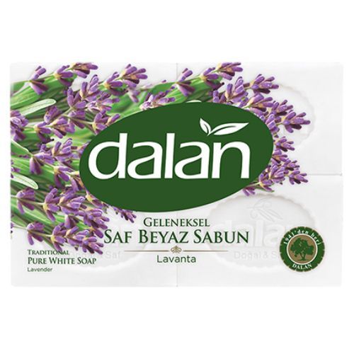 Dalan Lavender Traditional Pure White Soap 4 x 150 Gr