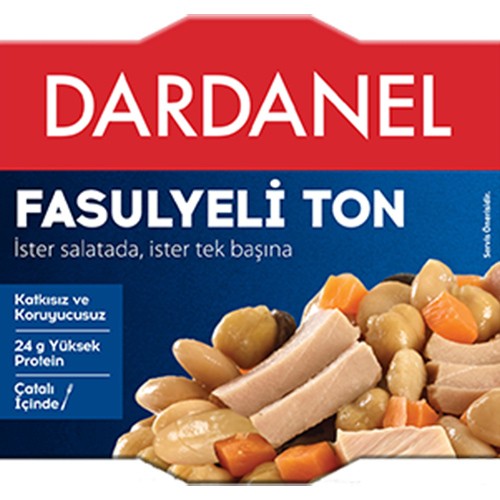 Dardanel Fasulyeli Ton Balığı 185 Gr