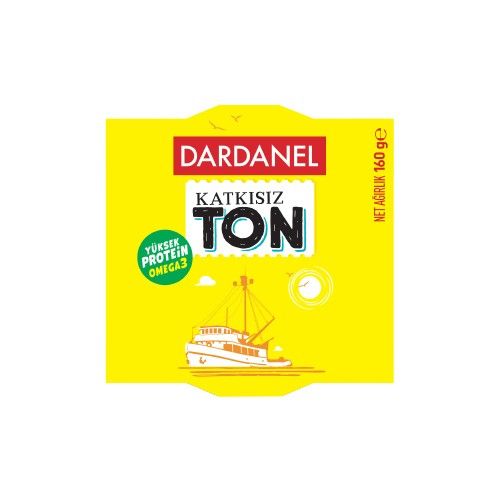 Dardanel Canned Pure Tuna Fish Economic 160 Gr