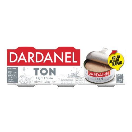 Dardanel Canned Tuna Fish Light  75 Gr x3