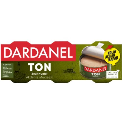 Dardanel Canned Tuna Fish Olive Oil 75 Gr x 3