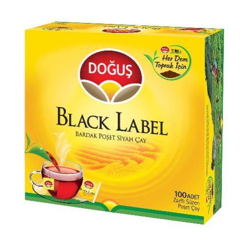 Doğuş Black Label Teapot Bag Tea 100 pcs