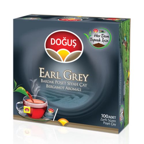 Doğuş Earl Grey Demlik Poşet Çay 100 Adet  200 Gr