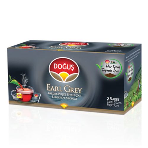 Doğuş Earl Grey Bardak Poşet Çay 25 Adet 50 Gr