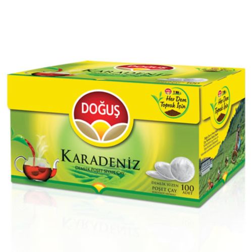 Doğuş Karadeniz Demlik Poşet Çay 100 Adet 320 Gr