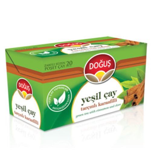 Doğuş Cinnamon Clove Green Tea 20 pcs