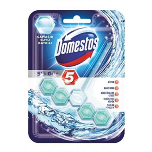 Domestos 5-Way Power With Bleacher Additive 55 Gr