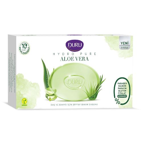 Duru Hydro Pure Aloe Vera Şeffaf Bakım Sabunu 3x150 Gr