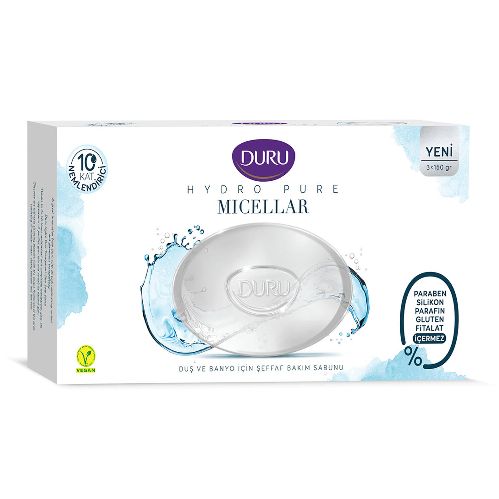 Duru Hydro Pure Micellar Şeffaf Bakım Sabunu 3x150 Gr