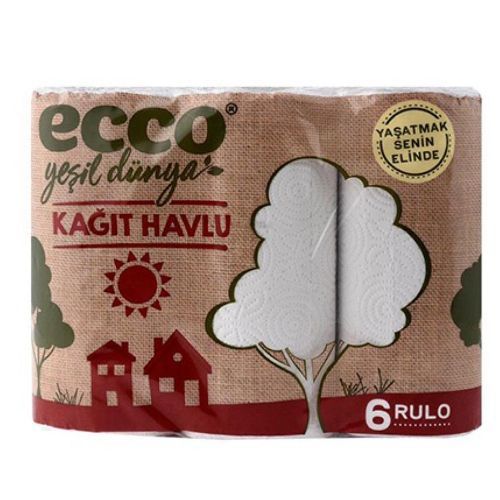 Ecco Yeşil Dünya Towel 6 Pcs