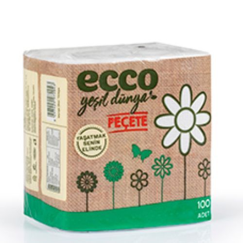 Ecco Yeşil Dünya Napkin 100 Pcs