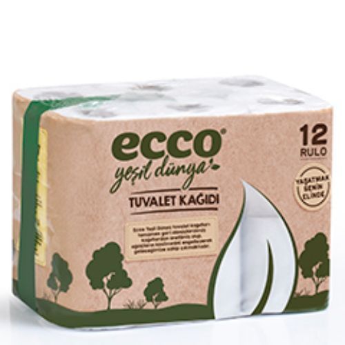 Ecco Yeşil Dünya  Toilet Paper 12 Pcs