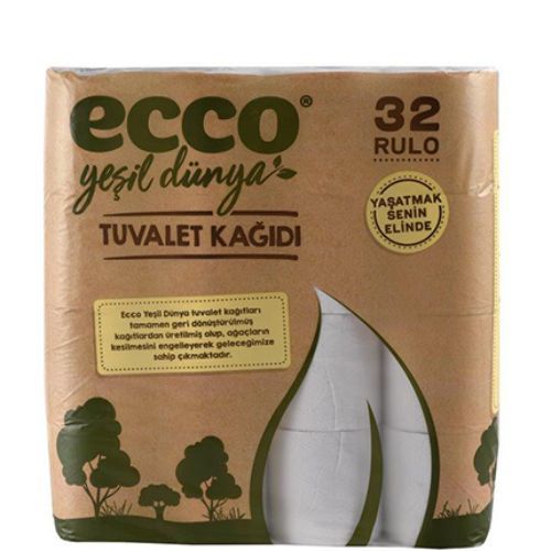 Ecco Yeşil Dünya Toilet Paper 32 Pcs