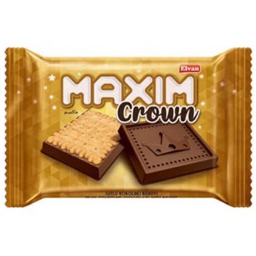 Elvan Maxım Crown Sütlü Kokolin Bisküvi 15 Gr