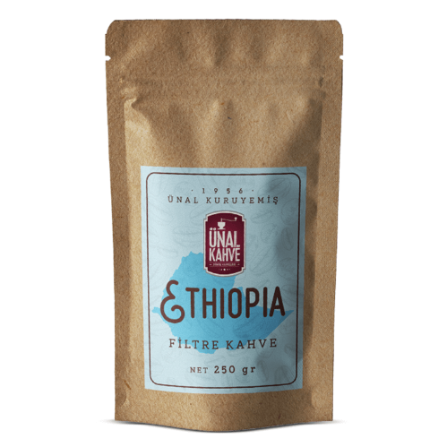 Ünal Ethiopia Filtre Kahve 250 Gr Paket