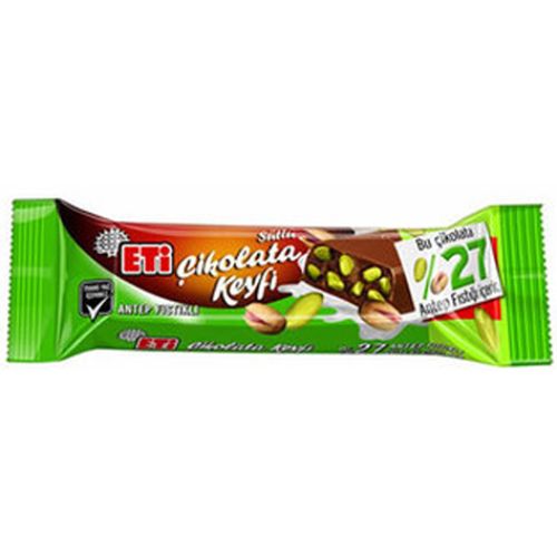 Eti %27 Fıstıklı Sütlü Çikolata 30 Gr