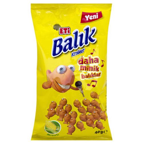 Eti Balık Mısırlı Kraker 40 Gr