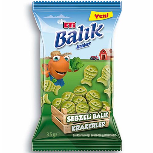 Eti Balık Sebzeli Kraker 35 Gr