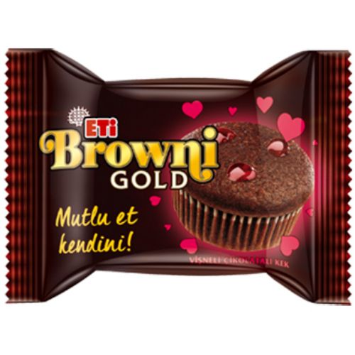 Eti Browni Gold Vişne Soslu Çikolatalı Kek 45 Gr