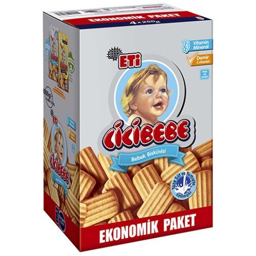 Eti Cicibebe Baby Biscuit Plain 1000 Gr