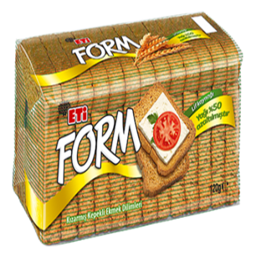 Eti Form Sliced Bran Rusks 120 Gr