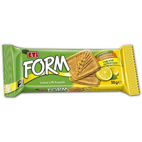 ETİ Form Bran Biscuit with Lemon Fibre 50 Gr