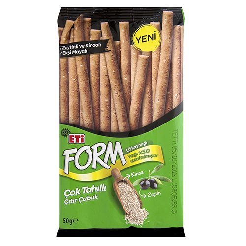 Eti Form Stick Cracker with Olive 50 Gr