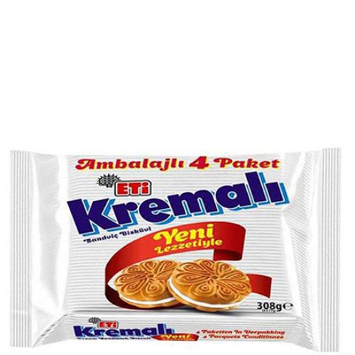 Eti Kremalı Sandviç Bisküvi 308 Gr