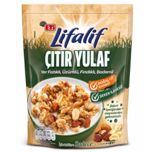 Eti Lifalif Crispy Oats with Nuts 200 Gr