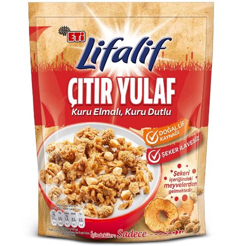 Eti Lifalif Elmalı Çıtır Yulaf 200 Gr