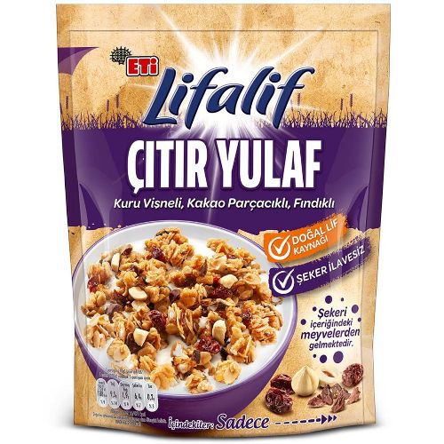 Eti Lifalif Vişneli Çıtır Yulaf 200 Gr