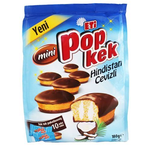 Eti Mini PopKek with Coconut 180 Gr