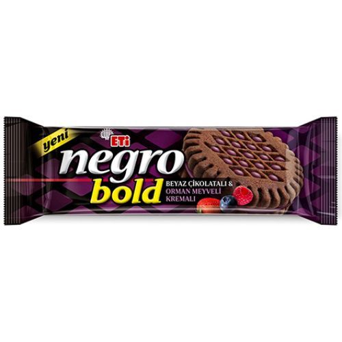 Eti Negro Bold White Chocolate & Forest Fruit 100 Gr