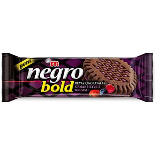 Eti Negro Bold Beyaz Çikolata & Orman Meyveli 100 Gr