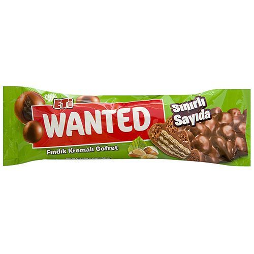 Eti Wanted Hazelnut Cream Wafer 32 Gr