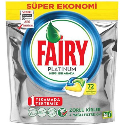 Fairy Tablet Platinum 72 Adet