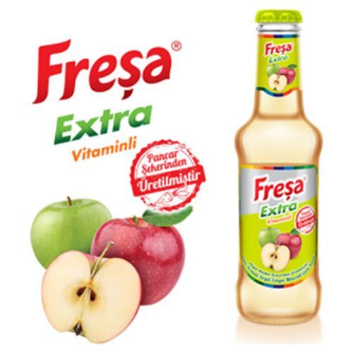 Freşa Extra Apple Flavored Doğan Rich Mineral Carbonated Drink 200 Ml