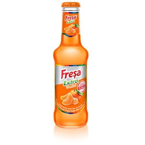 Freşa Extra Mandarin Flavored Natural Mineral Rich Carbonated Drink 200 Ml