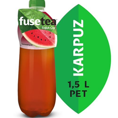 Fuse Tea Ice Tea  Watermelon  Flavored Drink Plastic Bottle 1.5 Lt