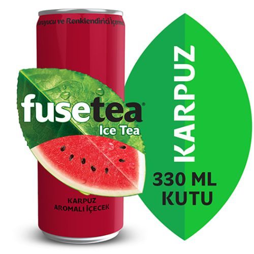 Fuse Tea Ice Tea  Watermelon  Flavored Drink 330 ml Can