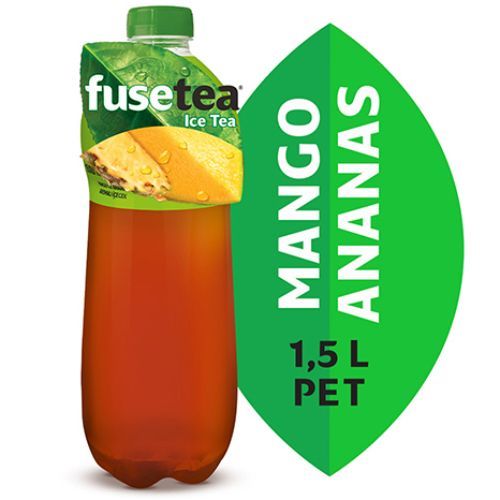 Fuse Tea Ice Tea Mango & Pineapple Flavored Drink Plastic Bottle 1.5 lt