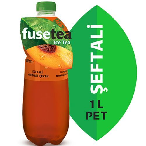 Fuse Tea  Ice Tea  Peach Flavored Drink  Plastic Bottle   1 lt