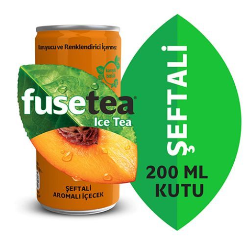 Fuse Tea  Ice Tea Peach Flavored Drink  Can  200 ml